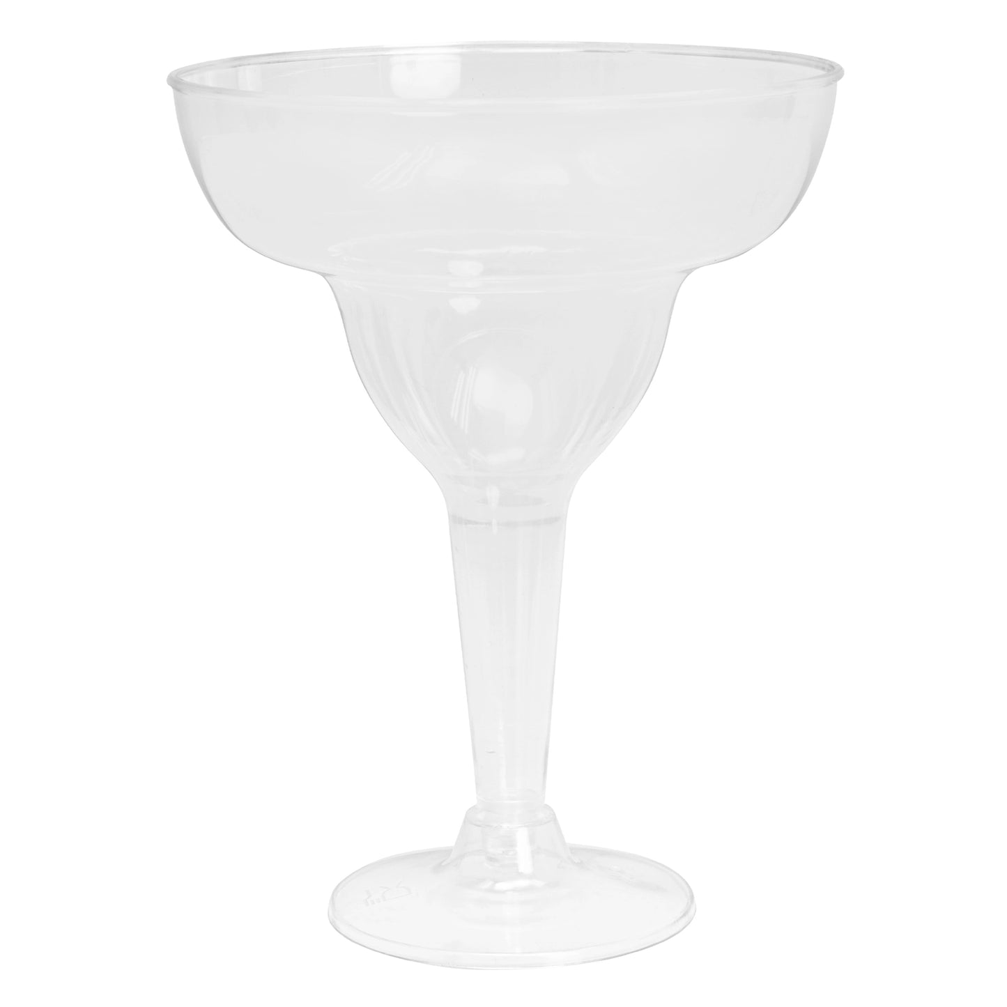 Premium Margarita Glass Flutes (Set of 6) - Disposable