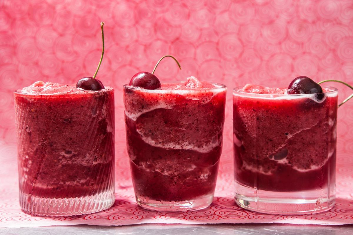 Cherry slushy