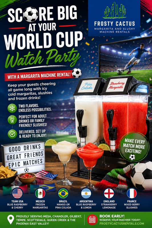 Score Big at Your World Cup Watch Party with a Margarita Machine Rental