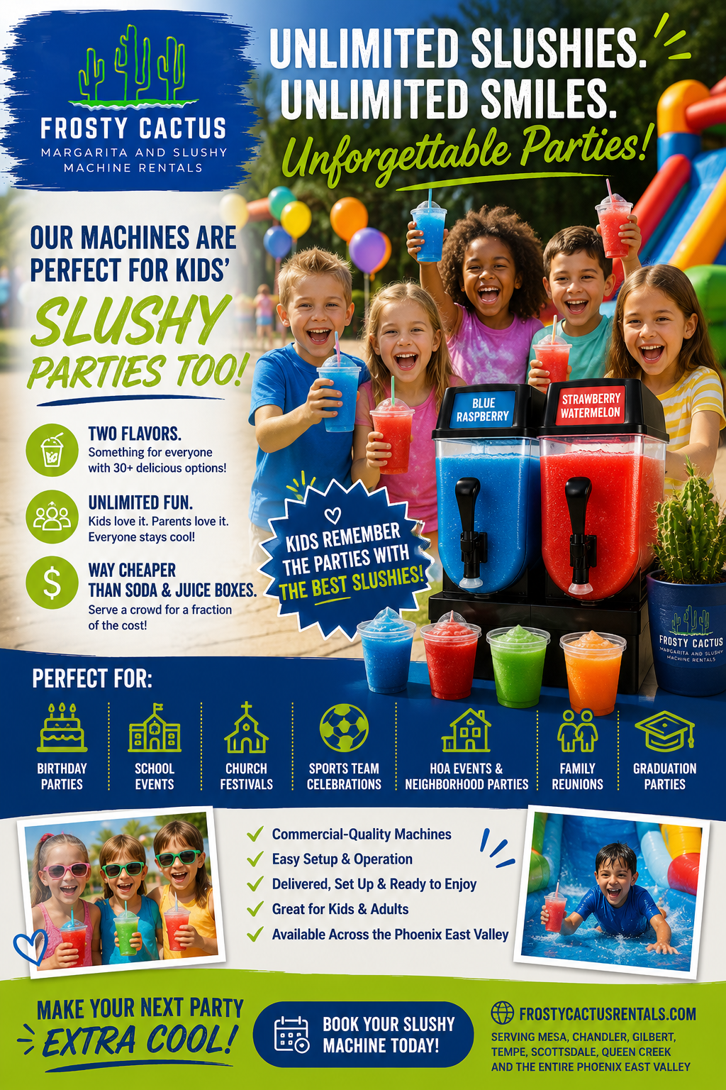 Why a Slushy Machine Rental Is the Secret to an Unforgettable Kids' Party