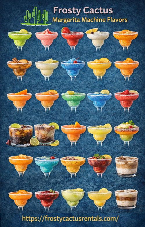 rent a margarita machine with our flavors scottsdale phoenix tempe chandler gilbert